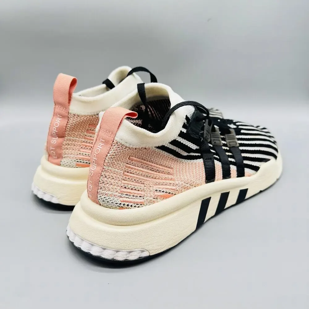 Adidas Originals Shoes Mens 12.5 Multicolor EQT Support Striped Knit Sneakers
